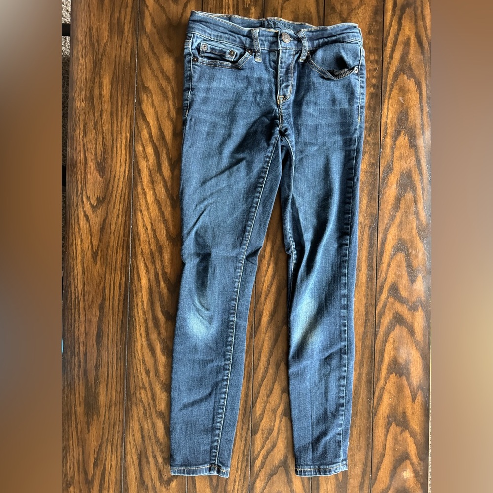 Women's Dark Blue Aeropostale Jeggings. Size 0.